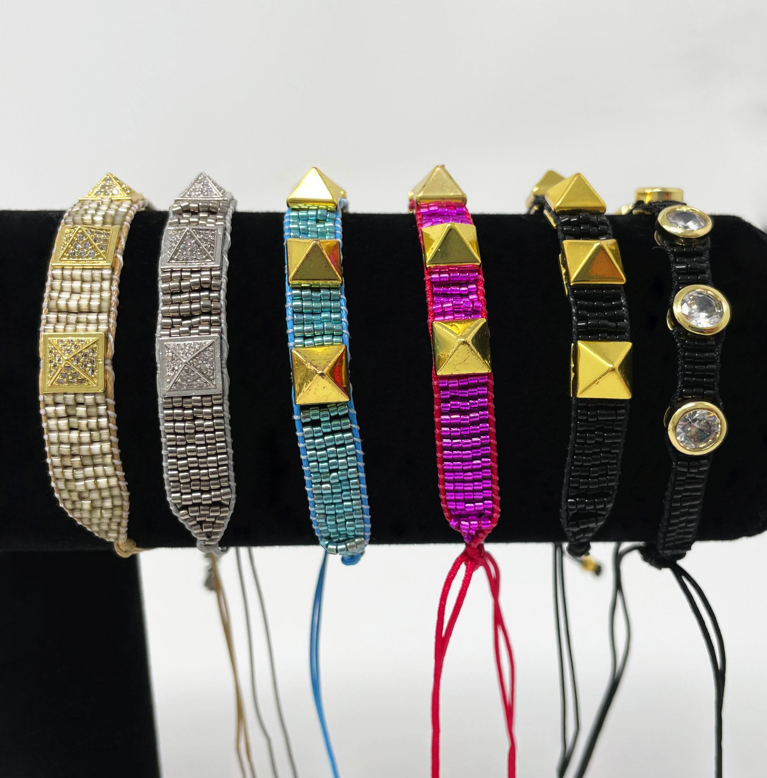 Rockstud Handmade Beaded Bracelets